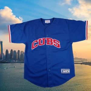 Vintage 90s Starter Chicago Cubs Baseball Jersey